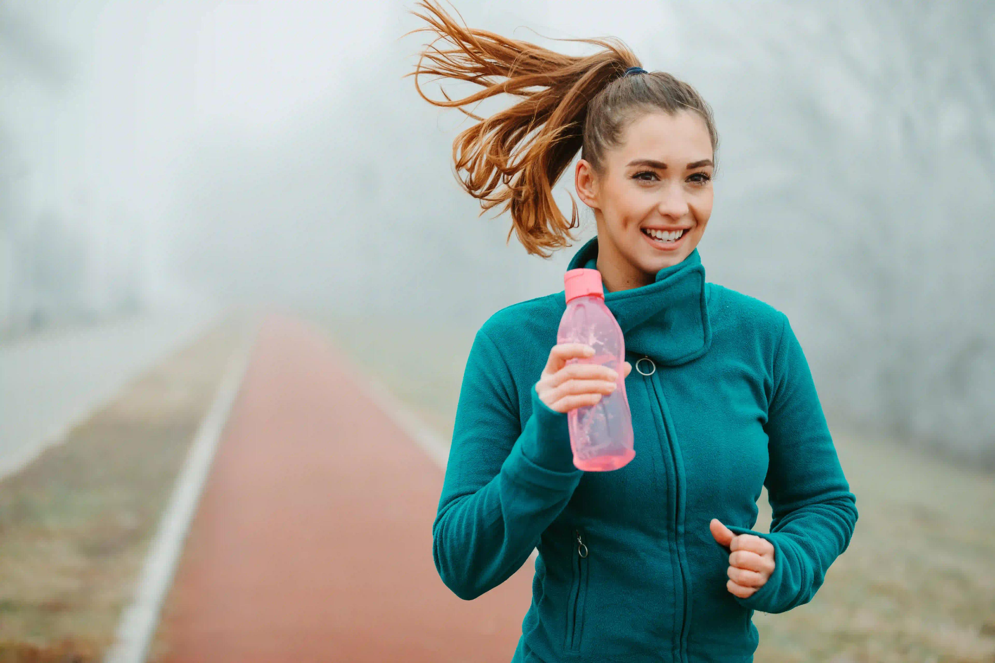 Chica corriendo